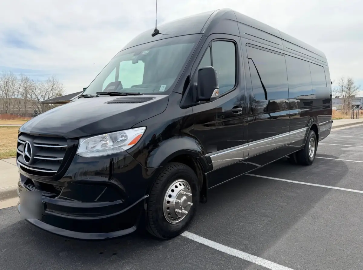 Woody Creek Colorado 13 passenger black executive Sprinter