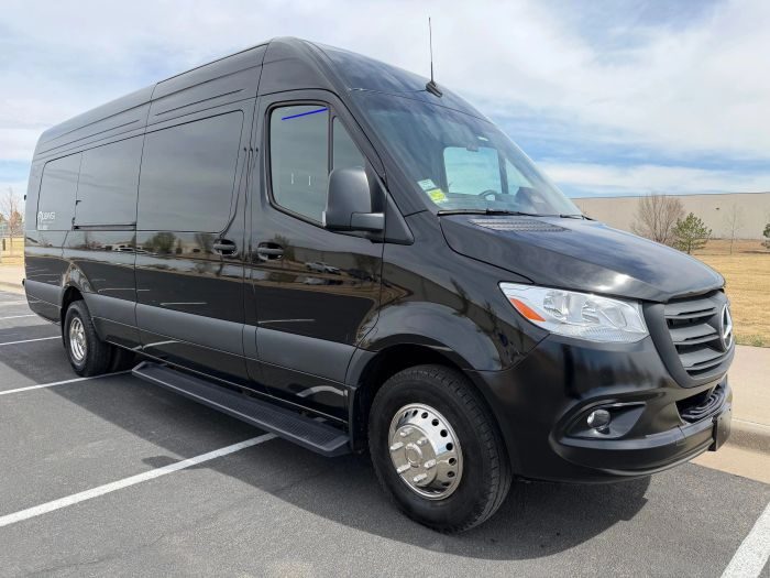 Black Mercedes Sprinter